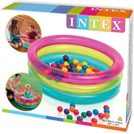 INTEX Classic 3 Ring Inflatable Baby Ball ( 34'' x 10'' ) - Image 3