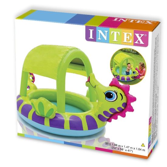 INTEX Seahorse Baby Pool ( 74" L x 58" W x 41" H ) - Image 3