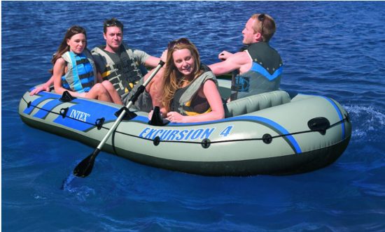 INTEX Excursion 4 Boat Set for 4 Persons - Image 4