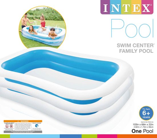 INTEX Swim Center Family Pool ( 103" L x 69" W x 22" H ) - Image 3