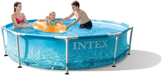 INTEX Metal Frame Pool Beachside 10ft x 30" - Image 3