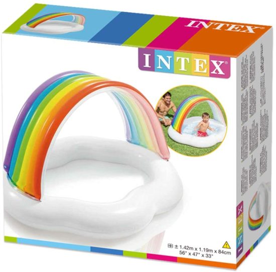 INTEX Rainbow Cloud Baby Pool ( 56" x 47" x 33" ) - Image 6