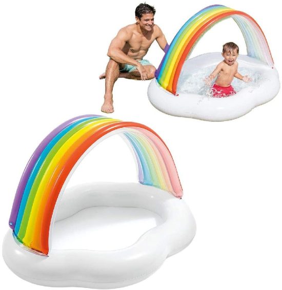 INTEX Rainbow Cloud Baby Pool ( 56" x 47" x 33" ) - Image 3