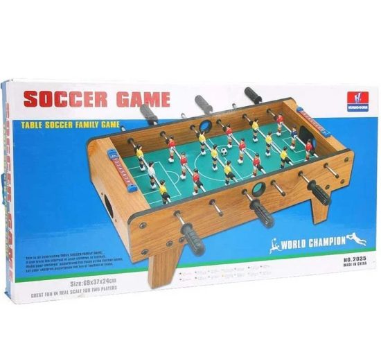 Soccer Game World Champion For Kids (69 x 37 x 24cm) Wooden Table - Image 3