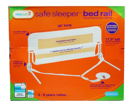 Dex Baby Safety Bed Rail 36" x 17.5" Extra Tall - Image 5