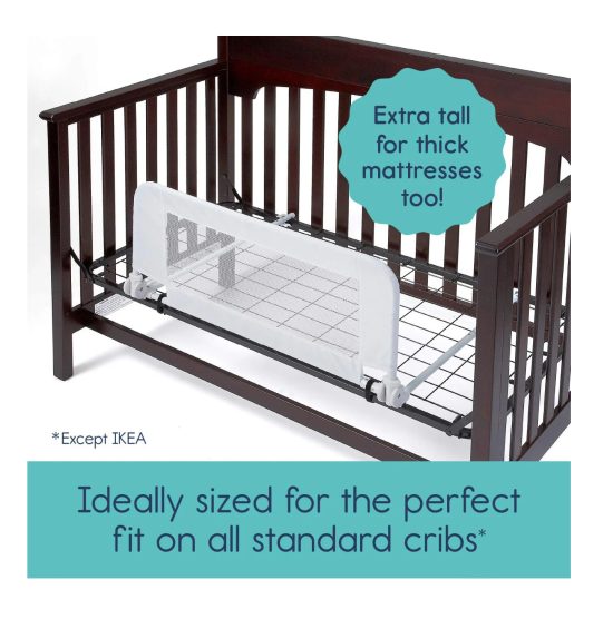 Dex Baby Safety Bed Rail 36" x 17.5" Extra Tall - Image 2