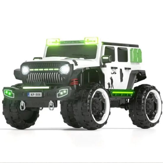 Off-Road Jeep Kids Ride On Jumbo Electric Jeep 4x4 And 2 Seater 100+Kg Capacity With Swing 12V - Image 4