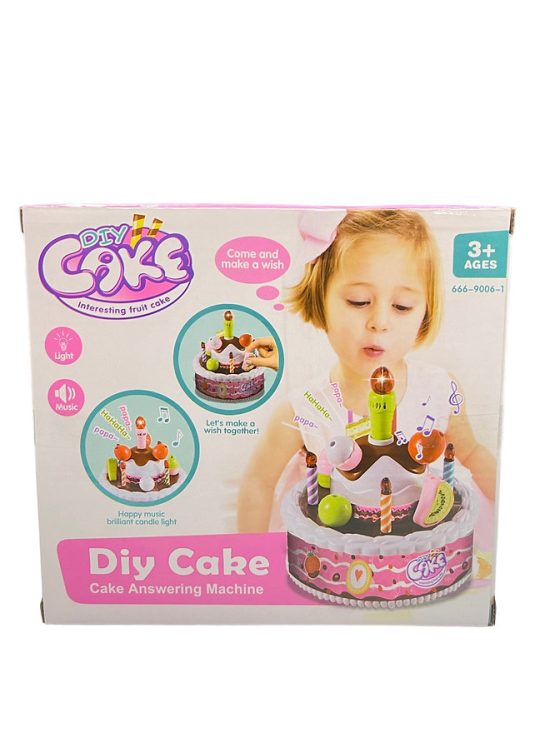 DIY Cake Toys Light Music And Recording Cake Battery Operated - Image 2