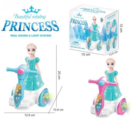 Princess Scooter Toy 3D Light & Sound Battery Operated - Image 3