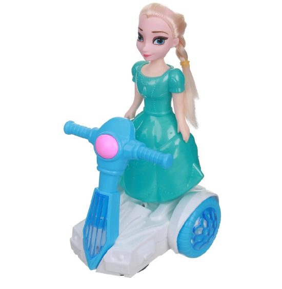 Princess Scooter Toy 3D Light & Sound Battery Operated